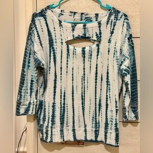 🔥Chaser tie dye shirt with cut out detail in front and back.